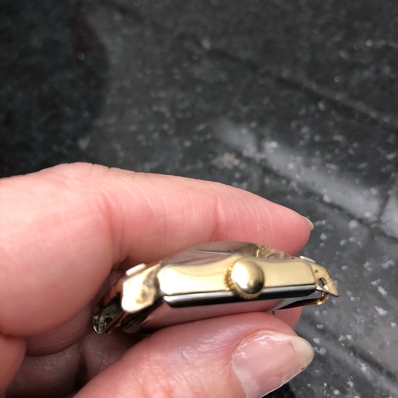 Gruen Antique Water 10k gold filled Bezel. Genuine Diamonds 💎 - Picture 3 of 13